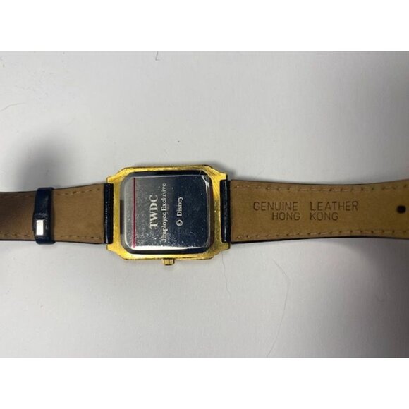 Vintage Disney Employee Exclusive Watch With Leather‎ Band &  Case